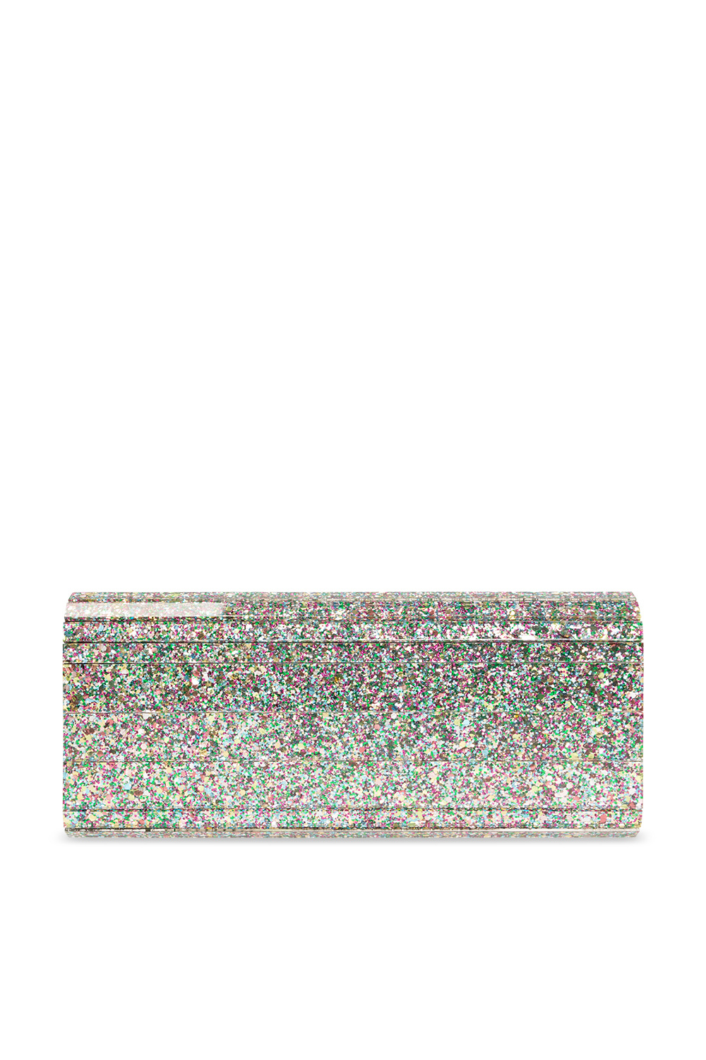 On sale JIMMY CHOO CLUTCH SMALL BUCKLE purple SILVER-TONE HARDWARE LEATHER BAGUETTE